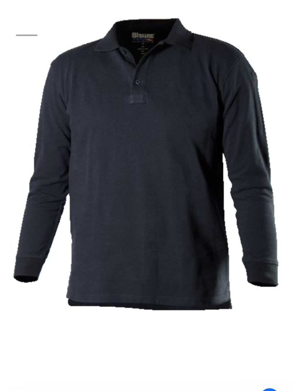 NWT Blauer Long Sleeve Polo Shirt - Navy Blue